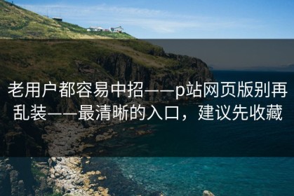 老用户都容易中招——p站网页版别再乱装——最清晰的入口，建议先收藏